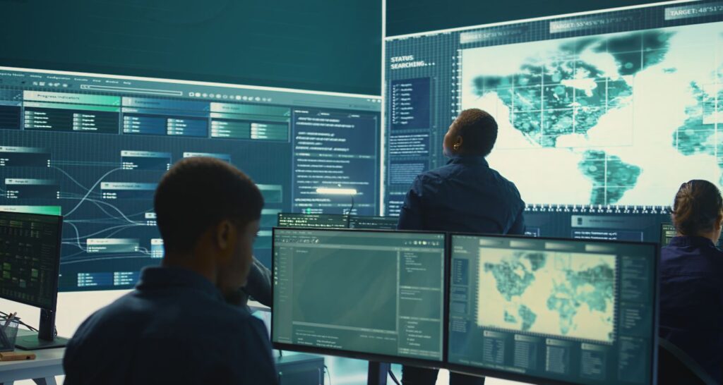 network penetration testing India - noc monitoring screens